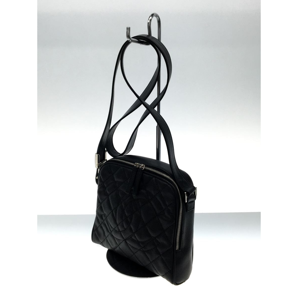 Chanel Leather Plain Shoulder Bag implant Noir Black - Picture 2 of 6